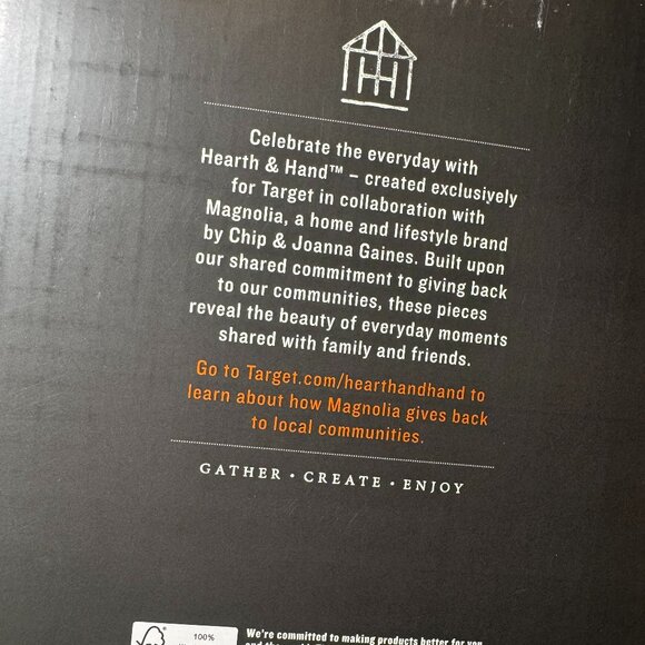 Hearth & Hand with Magnolia Toy Picnic Basket Playset 32pc NEW WITH BOX‎ - Picture 5 of 5